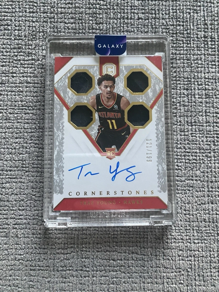 Trae Young RC Auto Cornerstones トレイ・ヤング 2018-19 Panini