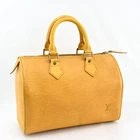 LOUIS VUITTON Epi Speedy 25 Hand Bag Yellow M43019 LV Auth C2007RS807