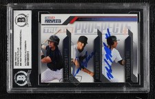 BAS 2009 Prospects Plus Draftmates Slade Heathcott Adam Warren BGS Authentic ow6