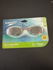 Speedo Kids Glide Print Goggles UV Protection Easy Adjust Straps Ages 3-6