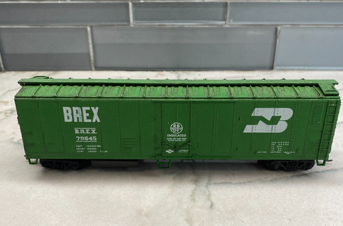 Vintage Athearn HO Burlington Northern BREX 79645 50’ Plug Door Reefer Waggon | Zustand: Gebraucht