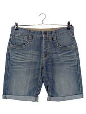 BLUE MONKEY Jeansshorts Damen Kurze Hose Gr. DE 42 blau Casual-Look