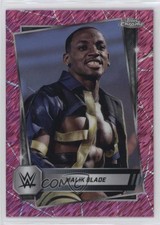 2025 Topps Chrome WWE Pink Shimmer Refractor Malik Blade #167 fm0