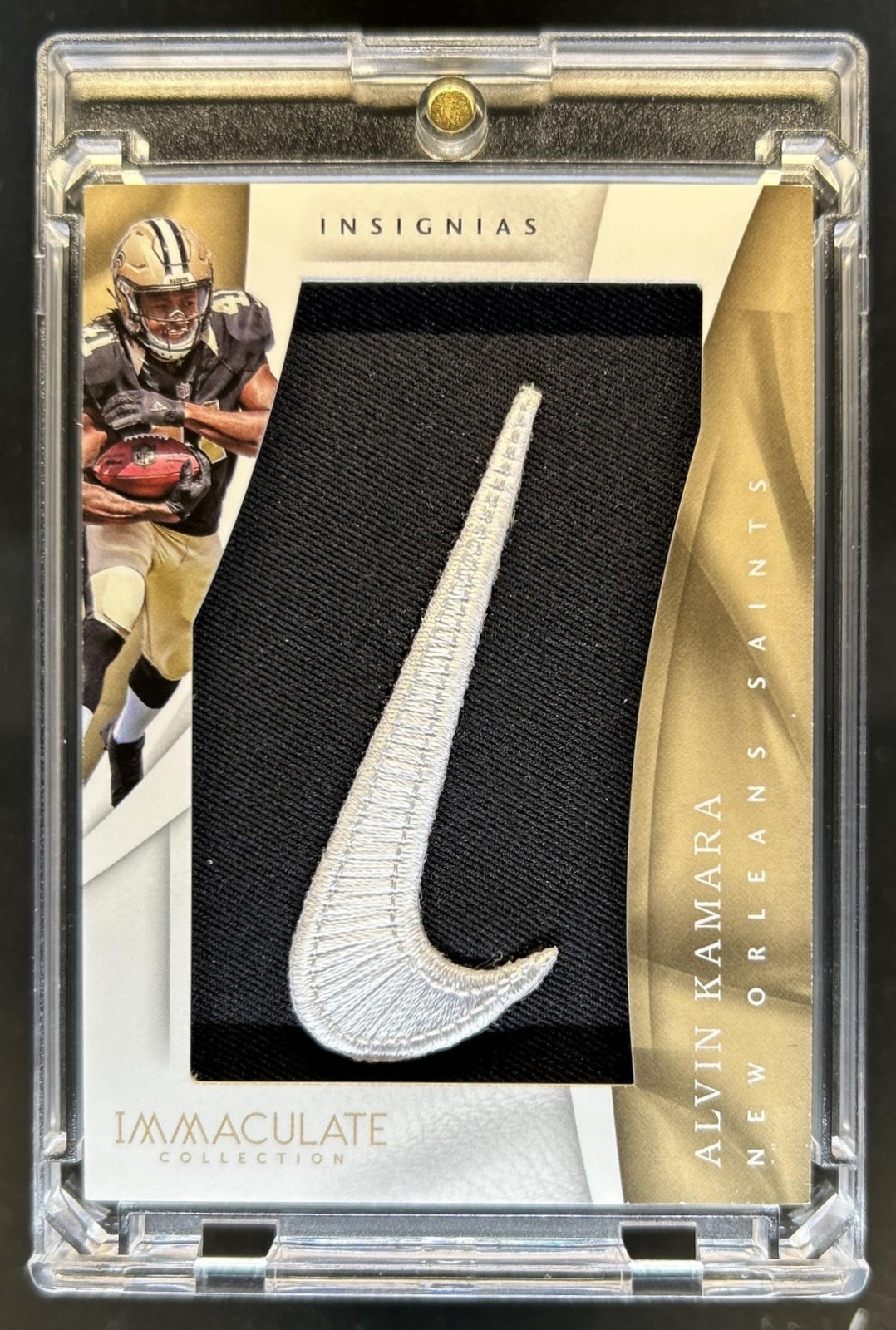 Alvin Kamara Panini Donruss Optic Rookie Patch Autograph #AK Base