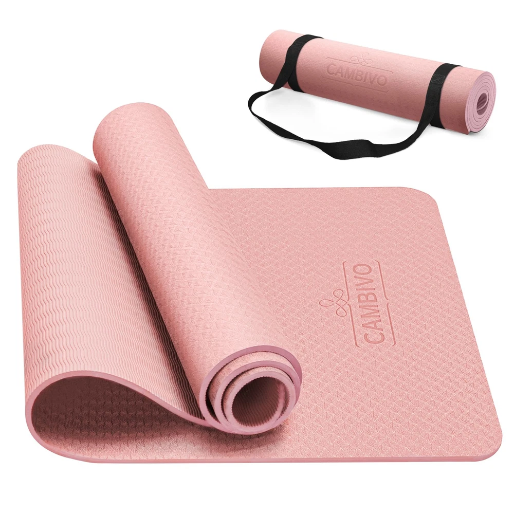 Extra Thick 6mm TPE Yoga Mat for Women Men Kids 72x24 Inches Non-Slip Extra Thick 6mm TPE Yoga Mat for Women Men Kids 72x24 Inches Non-Slip