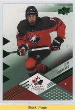 2024 Upper Deck Team Canada Juniors Green Jett Luchanko #64 READ 0w6