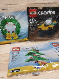 Lego Creator Lot Of 5 Mostly Christmas. All Brand New Sealed. Ships Fast!!!!