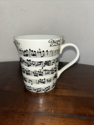 Konitz Vivaldi GermanGlazed Porcelain 12 Oz Coffee Mug By Antonia s Compositions