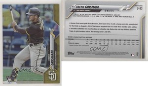 2020 Topps Update Gold Foil Trent Grisham #U-83 Rookie RC