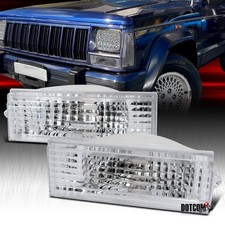 Fit 1984-1996 Jeep Cherokee 86-92 Comanche 84-85 Wagoneer Signal Bumper Lights