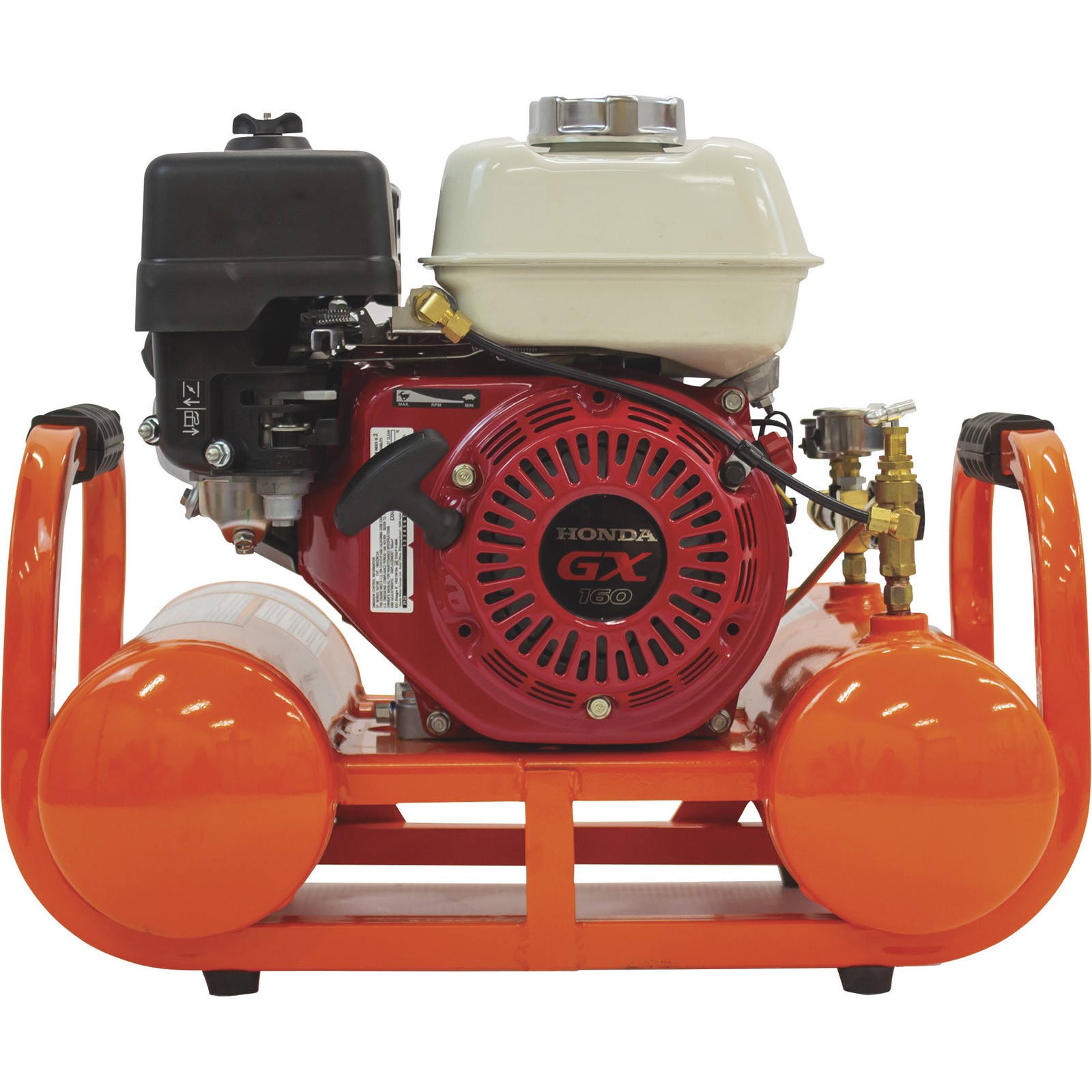 Industrial Air Contractor Gas-Powered Pontoon Air Compressor