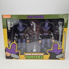 NECA Cartoon TMNT Foot Soldiers Figure 2 Pack NEW Target Exclusive