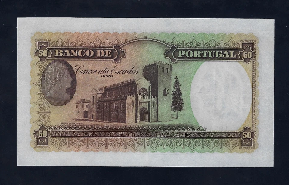 PORTUGAL 50 Escudos 1949 P-154 XF++ - Image 2 of 2