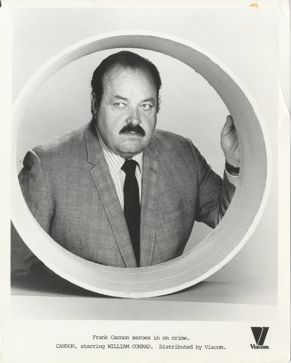 Cannon William Conrad Original 8x10 Photo Publicity Portrait TV Detective