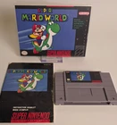 Super Mario World (Nintendo SNES, 1992)Authentic With Manual + Case Protector!