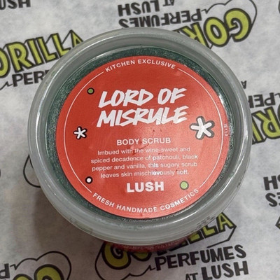 Lush LORD OF MISRULE body scrub - NEW - KITCHEN EXCLUSIVE