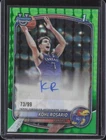 2025-26 Bowman #CPA-KR Kohl Rosario Chrome Prospect Autographs Green Geo /99
