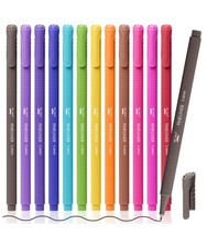 Mr. Pen- Fineliner Pens Colored, 12 Pack, Bible Journaling Pen, Multicolor