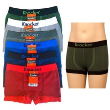 3 Knocker Boys Boxer Briefs Seamless Spandex Kids Shorts Soft S