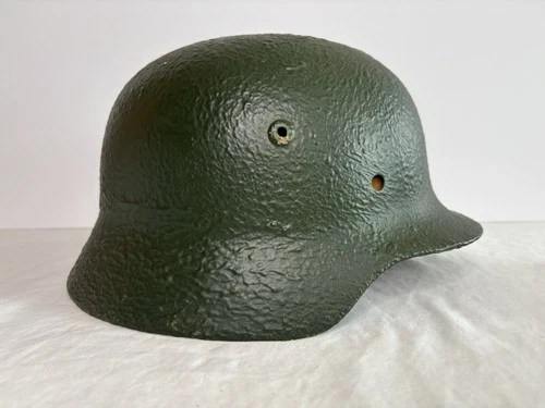 WW2 German Helmet With Insert Flea Market Find Vintage Military Militaria WW II