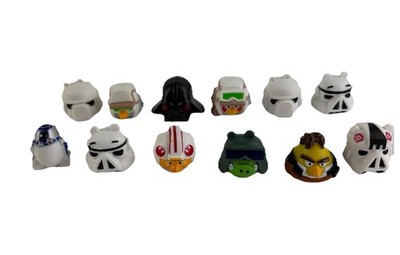 Angry Birds Star Wars Telepods Mixed Figures Lot of 12