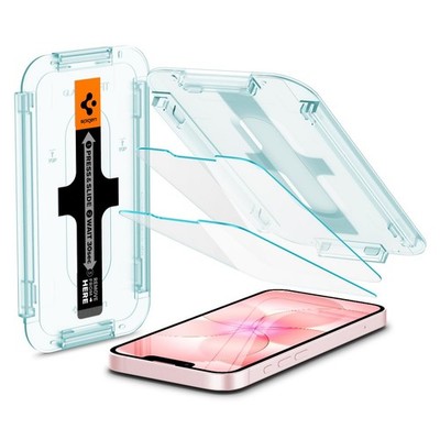 2 Pack Spigen Tempered Glass Screen Protector [GlasTR EZ FIT] designed for