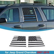 Rear Side Quarter Window Decals Trim Sticker For Jeep Grand Cherokee 2007-2010 Rear Side Quarter Window Decals Trim Sticker For Jeep Grand Cherokee 2007-2010