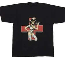 Hook Ups Skateboard Anime Girls t shirt- reprinted shirt, new new