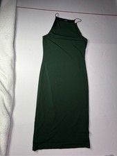 Forever 21 Dark Green Halter Maxi Dress