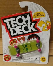 Tech Deck The Simpsons Santa Cruz 2025 Bart 96mm Fingerboard 3/7 Cross Bones