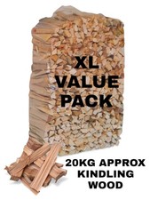 20 KG APPX  QUALITY DRY KINDLING FIREWOOD LOGS WOODBURNER 24 HR COURIER FREE P&P 1.55 per lighter