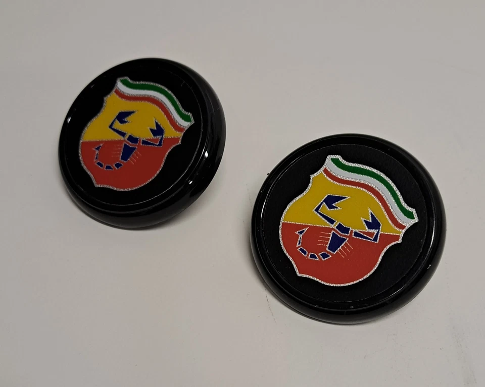 KIT STEMMA LOGO LATERALE  AUTOBIANCHI A 112 ABARTH (DESTRO + SINISTRO) - Imagen 3 de 3