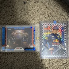 Topps Chrome Max Verstappen Yuki Tsunoda Card Lot Red Bull Racing F1 - 2 Cards