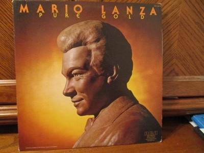 Mario Lanza ''Pure Gold'' RCA Long Playing Record Still in Excellent Condition