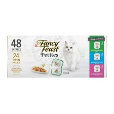 Purina Fancy Feast Petites Gravy Wet Cat Food Variety Pack - 48 Count