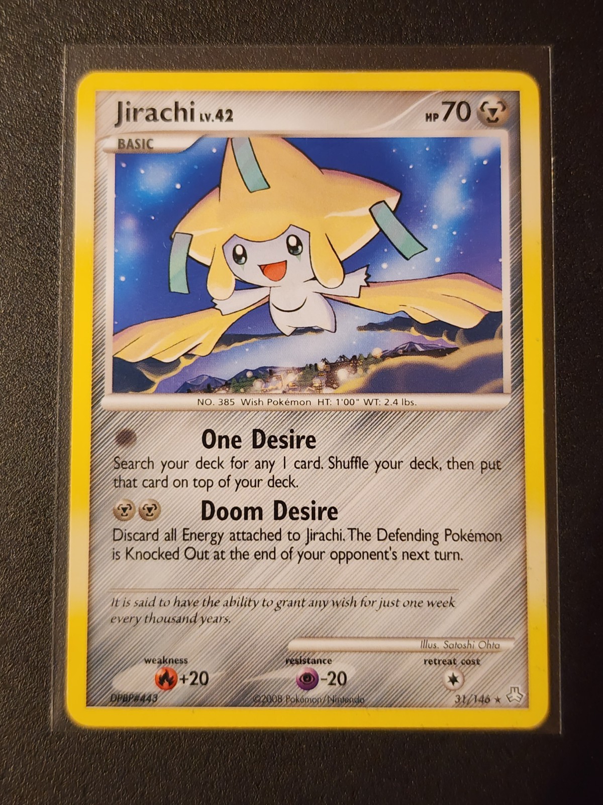 Jirachi 31/146 Rare LP Legends Awakened Pokemon Card