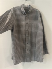 Daniel Cremieux Signature Collection Long Sleeve Shirt Plaid Quality Feel EUC M