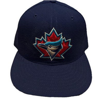 Vintage 90s Toronto Blue Jays Hat New Era Diamond Pro Model 6 7/8 Wool Fitted