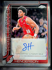 Scoot Henderson Chrome 2025/26 Auto