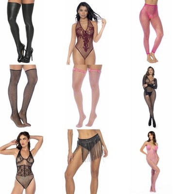 Mapale Hosiery bodystocking thigh highs fishnet Pantyhose collection