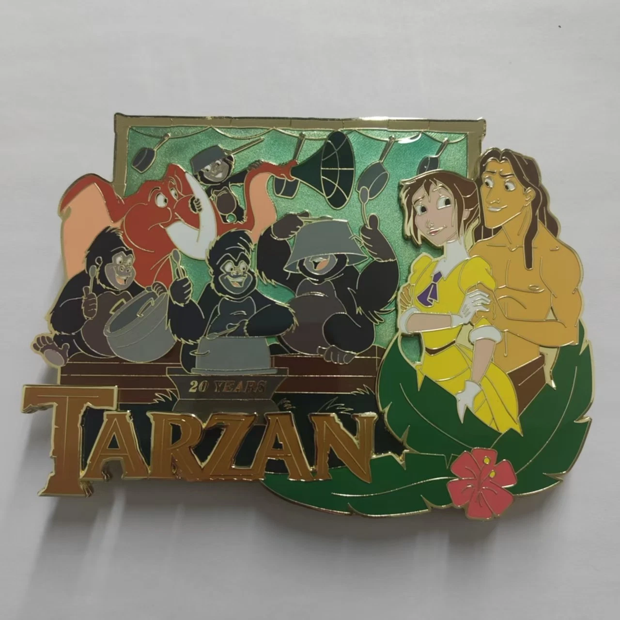 TARZAN DISNEY PIN LE200 - 20th Anniversary Jumbo WDI Pin