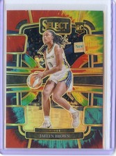 2024 Panini Select WNBA Tie-Dye Prizm #/25 NO. 4 Jaelyn Brown, Dallas Wings RC