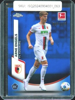 2024 Topps Bundesliga Arne Engels /175 sky blue RC #2
