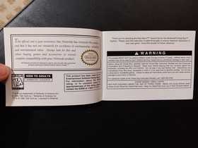 Red Alarm Video Game Manual Booklet Nintendo Virtual Boy Vintage 1995