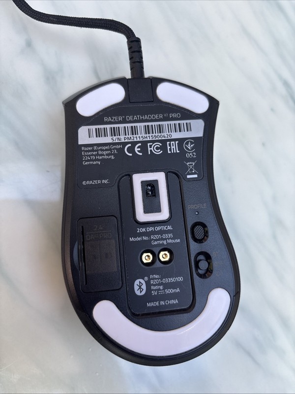 Title:Razer DeathAdder V2 Pro Wireless Gaming Mouse + USB Dongle