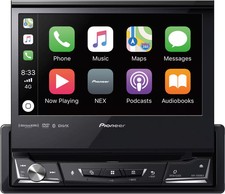 Pioneer - 7" Motorized Android Auto and Apple CarPlay Bluetooth Digital Media...
