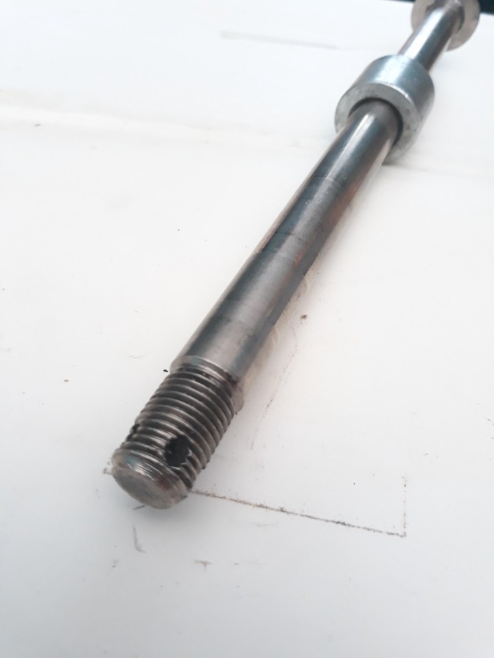 Yamaha rd350lc Rd250lc rear wheel spindle and brake side spacer | eBay UK