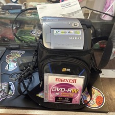 SAMSUNG SC-D363 MiniDV SD Digital Camcorder w OEM Charger - TESTED WORKS