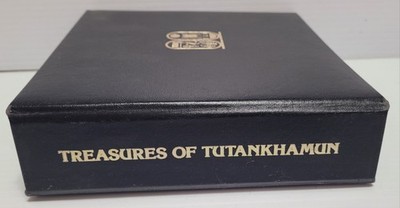 1979-80 TREASURES OF TUTANKHAMUN 23 KARAT GOLD 38 PAGE LIMITED EDITION ISSUE