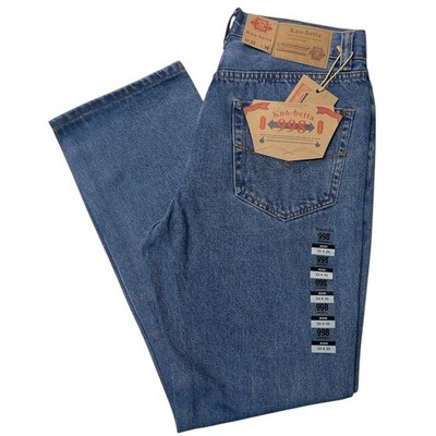 Kno Betta Men's Regular Fit Straight Leg Denim Jeans Size *30-54 waist